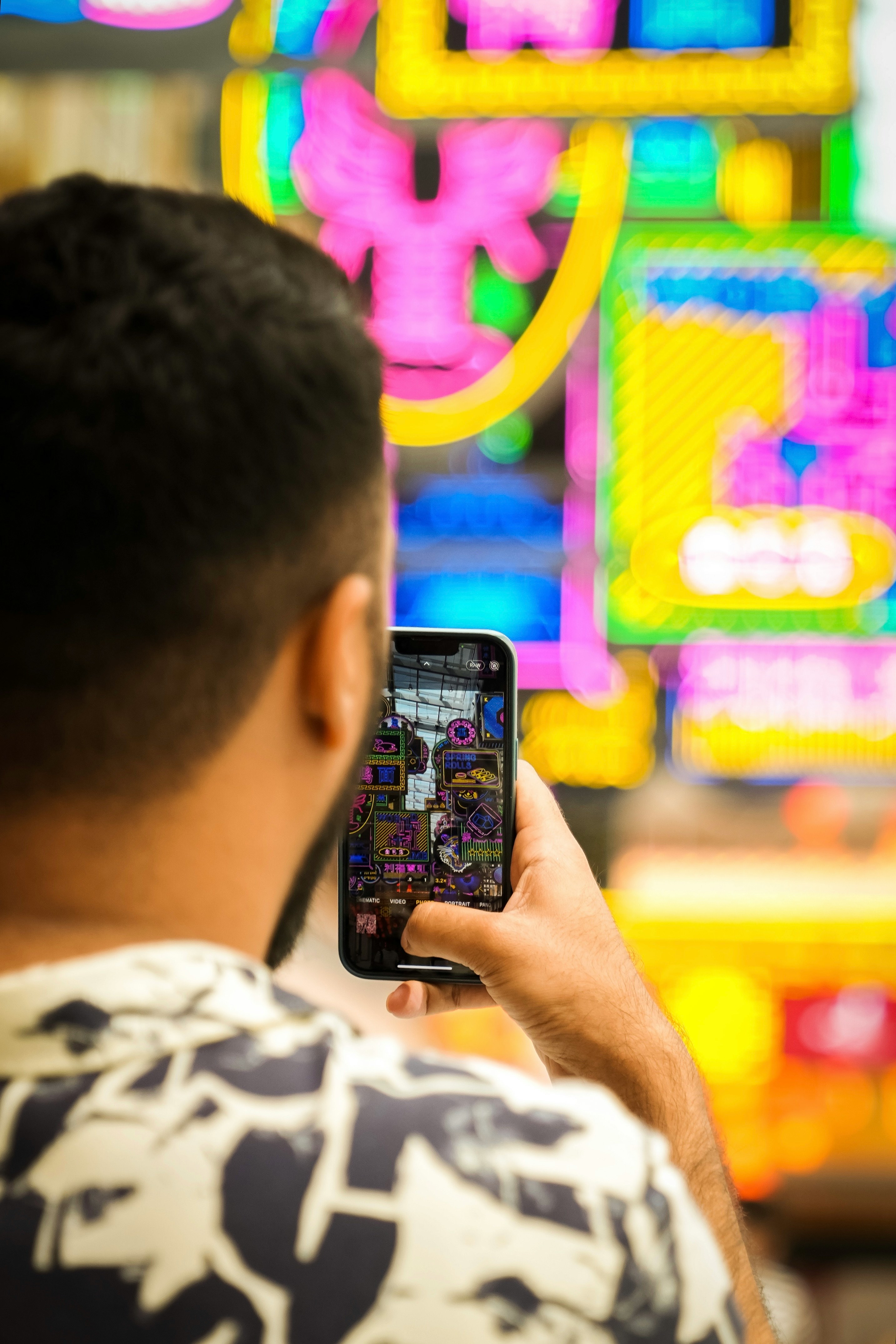 Neon-lit live casino floor on NotOut — Bangladesh's mobile-first sportsbook and casino